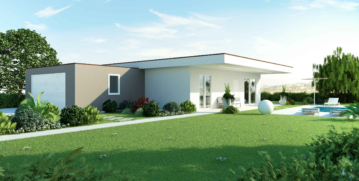 Puegnago del Garda - Neue Einfamilienvilla mit knapp 900 m² Garten!