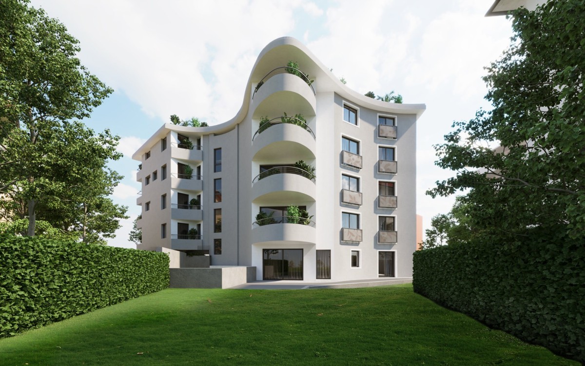 Bozen - Neubau - Amba Alagistrasse  1-Zimmerwohnung mit kleinem Garten